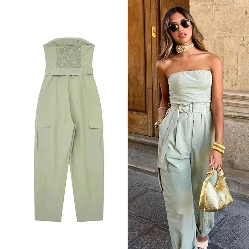 Mono Elegante Para Mujer Con Mangas Largas, Suelto Y Cómodo Con Cinturón Incluido – Ideal Para Lucir Con Tacones O Zapatos Planos