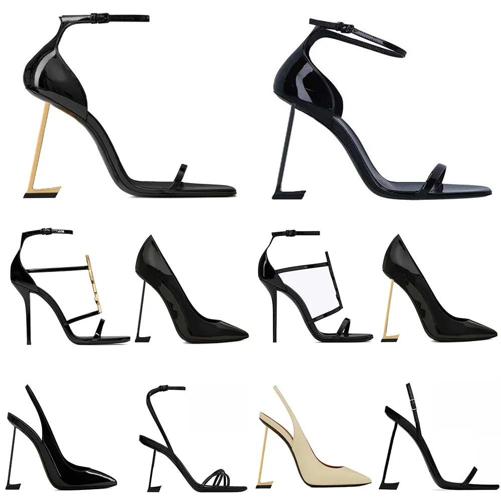 Black and gold ysl heels clearance