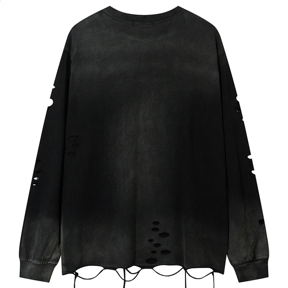 トップス Vintage big long tee / BLACK b8cc176a-1041-45f6-8450-