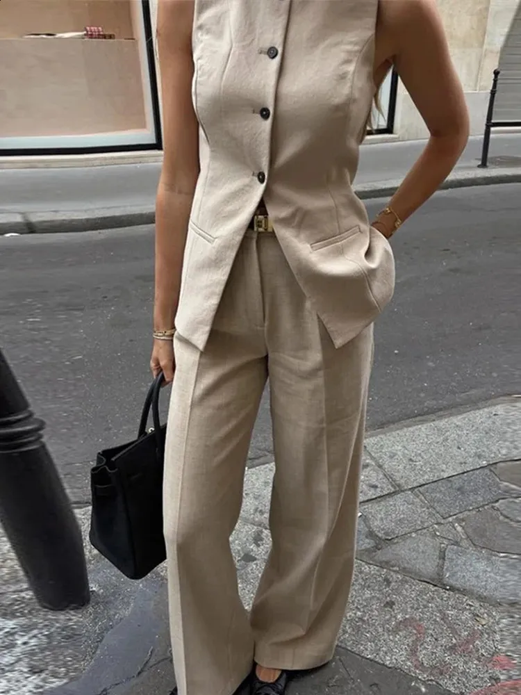 thumbnail image 2 of Rciityk Pink Pants Suits For Women 2 Piece Blazer Sets Casual Open Front Pant Suit Business Outfits Solid Long Sleeve Slim Pockets Spring Summer Savings 2 of 11