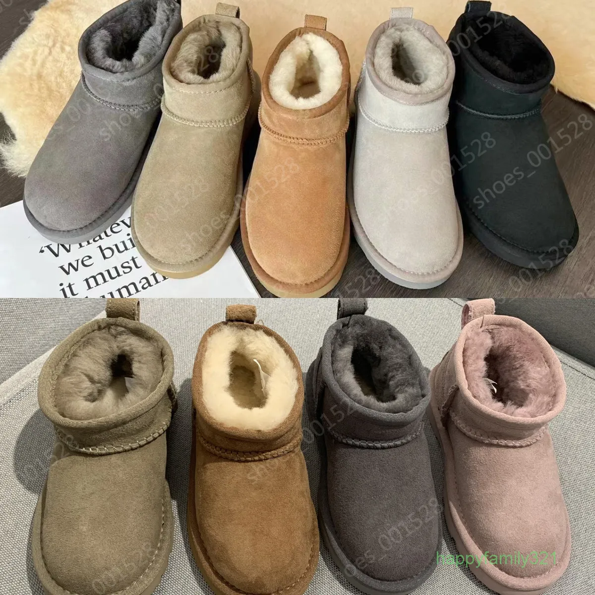Bottes Dhiver Pour Enfants, Pantoufles En Peluche Pour Les Enfants