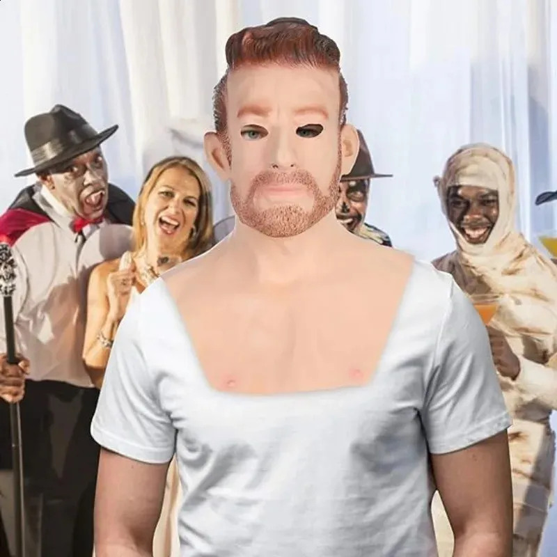 Máscara De Látex Realista De Látex Para Adultos De Celebridades, Disfraz De Halloween, Fiesta, Accesorios De Mascarada