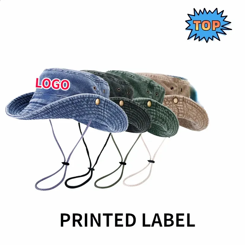 Wide Brim Summer Bucket Hat - Outdoor Camping & Hiking Sun Protection ...