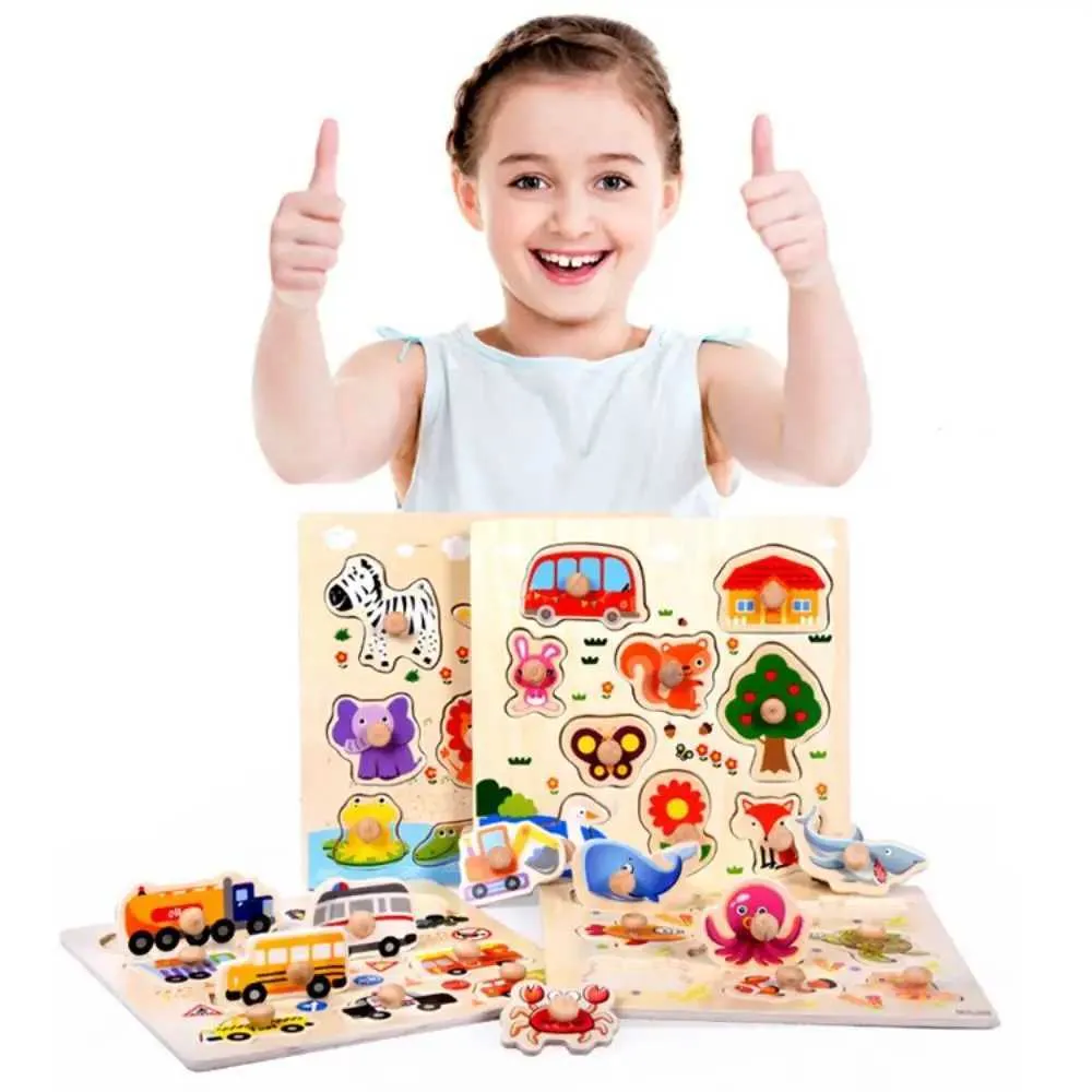 Wooden Animal Puzzle 3D: Sea Life Jigsaw for Toddlers - Educational ...