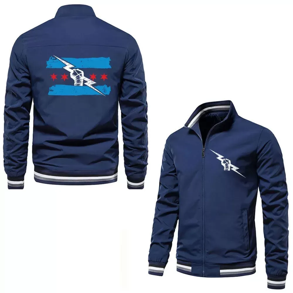 New 2022 Wrestler Return of CM Punk Men's windbreaker