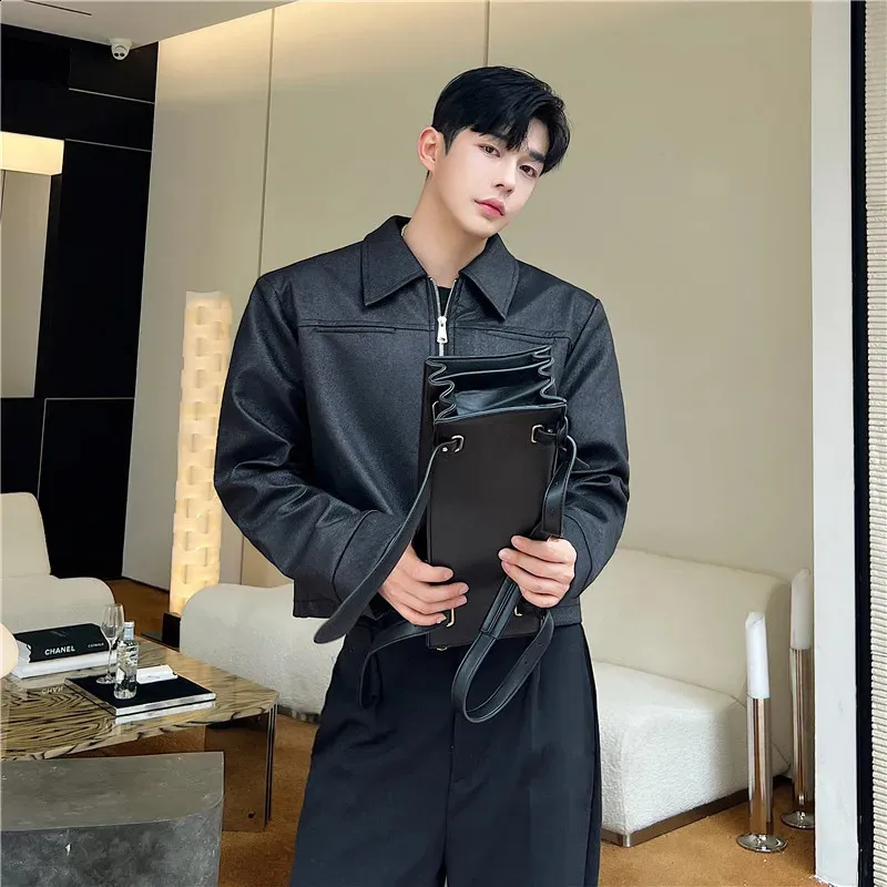 Premium Suede Jacket: Spring Fashion, Korean Streetwear