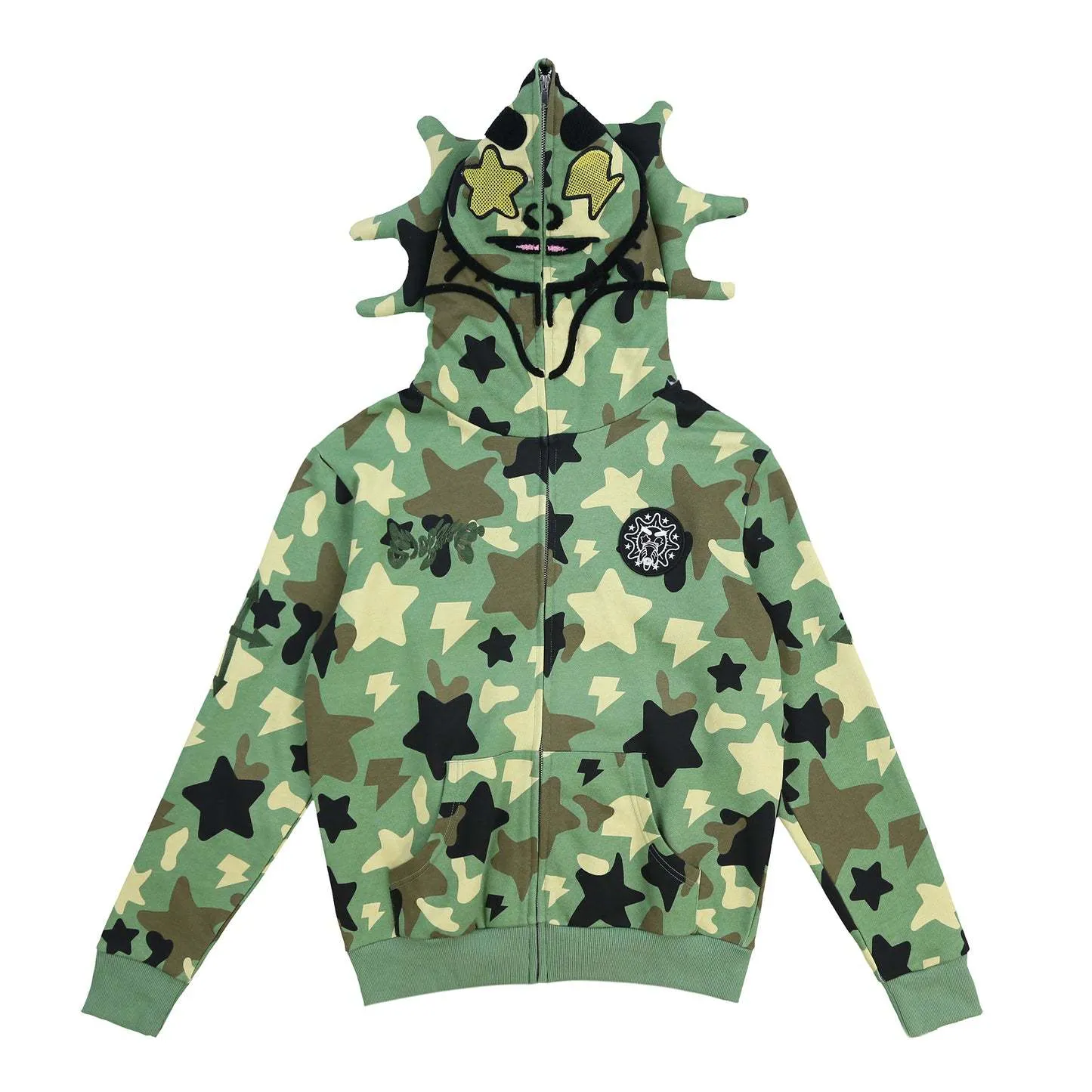 Glo Gang Mens Full Zip Hoodie Luxury The Glory Y2K Fast High Glo Gang Mens Full Zip Hoodie Luxury The Glory Y2K Fast High