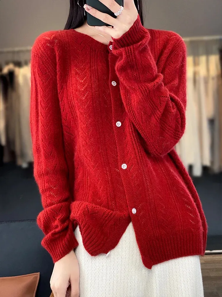 Jersey con broche de ganchillo Mujer, Blanco | Milano