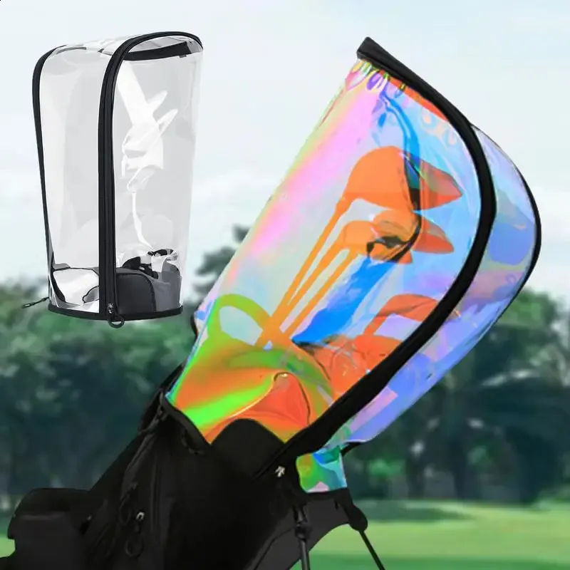 golf bag rain hood clear Masters with Zip – Major Golf Direct The Jef World of Golf convenient clear rain cover is the perfect solution for protecting your golf bag and clubs from unpredictable weather conditions Incontro Premium Hologram Golf Bag