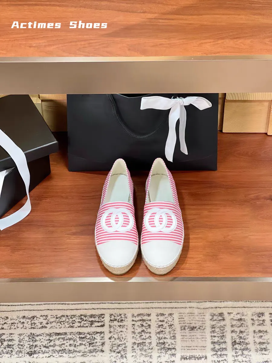 Luxury Designer Espadrille Womens Slip On Loafers With Cap Toe And Fisherman Canvas Whole Series Sizes 34 40 Flat Casual Canvas Shoes Womens With Box From Actimes shoes 29.02 DHgate.Com