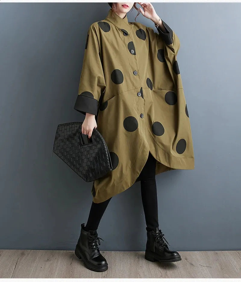 ジャケット Oversized Long Polka Dot Down Coat f72698fd-d9ac-4471-b940-
