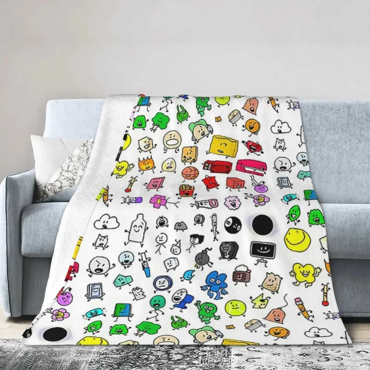 JML Luxury Soft Flannel Fleece Throw Blanket - Travel Size 50x60 Inches
