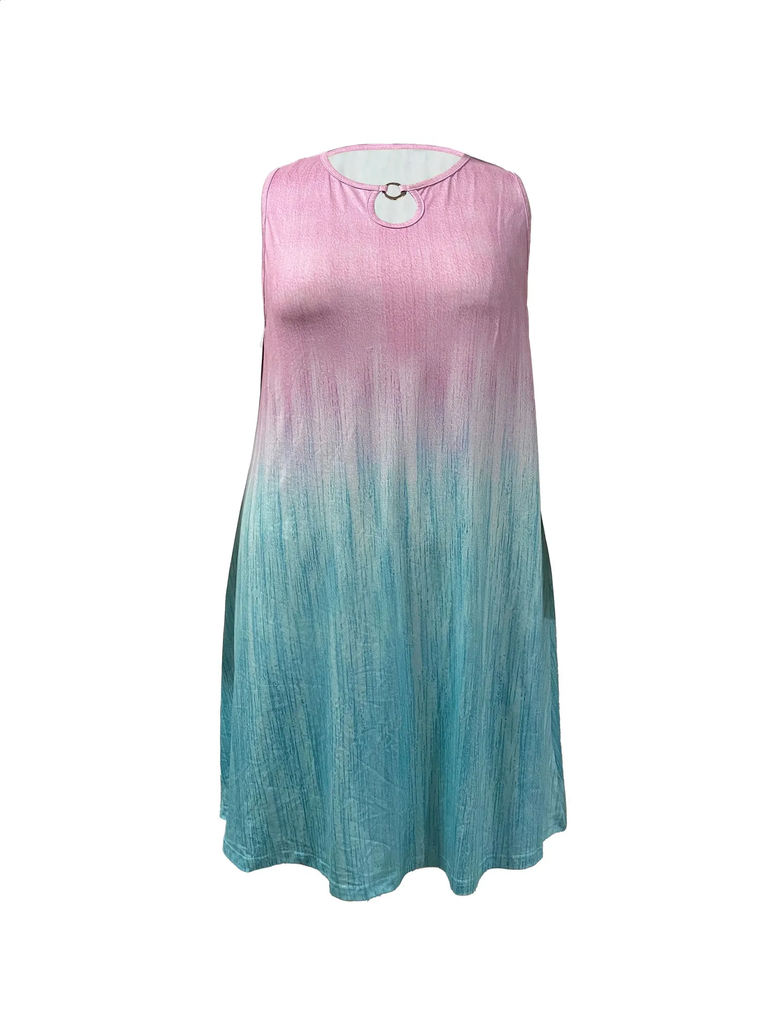 tank top dress loose Sleeveless Linen Dress - Tank Top Dress - Blue Summer Dress - Midi Linen Dress - Loose Linen Dress With Pockets - UMA Sleeveless Dress