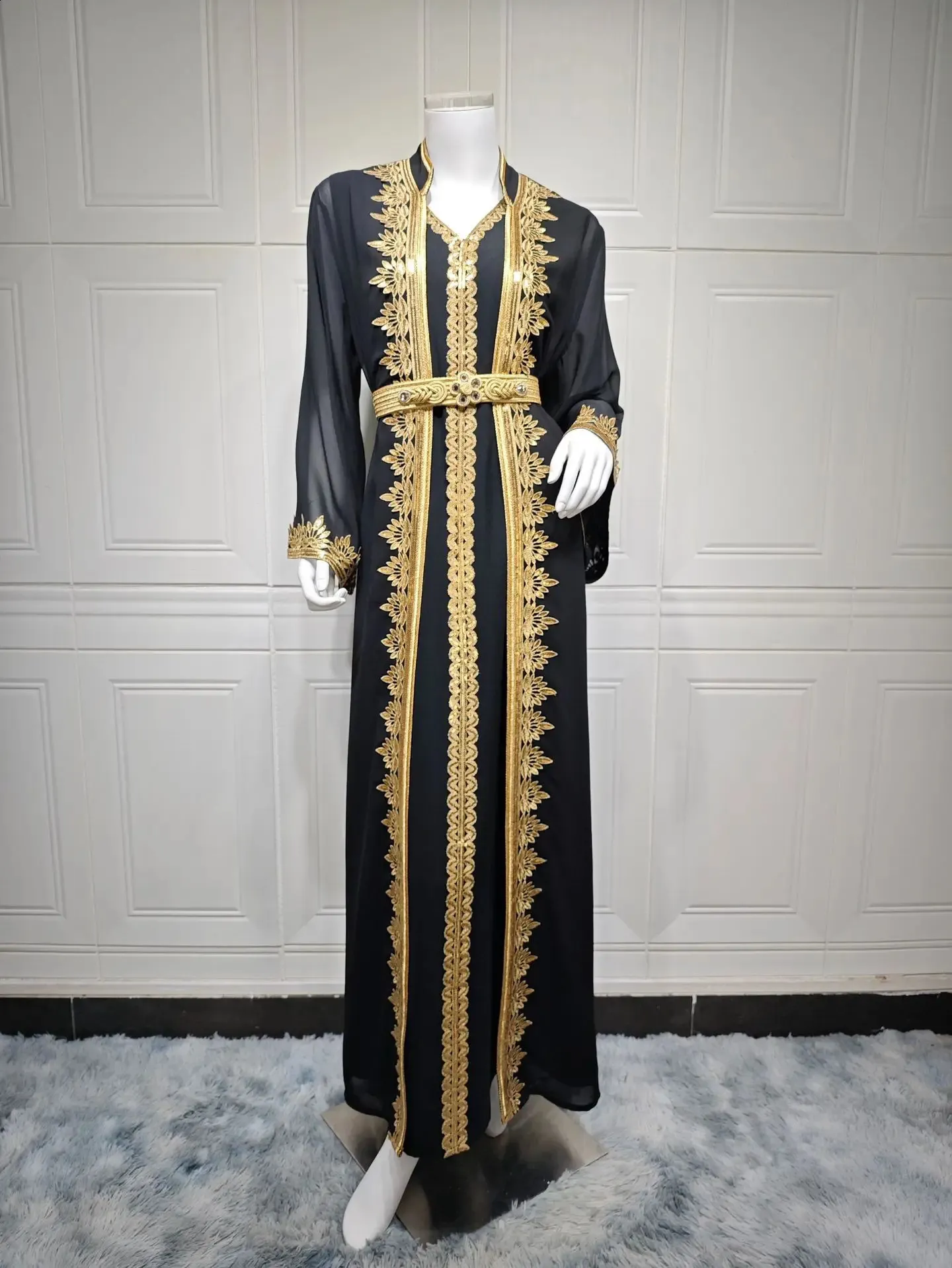 Muslim Embroidery Evening Dress for Women Middle Age Formal Islamic Gown  Autumn from Dhgate Ethnic Clothing - price 103.0