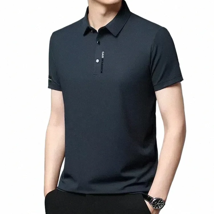Men's Summer Polo Shirt Premium Waffle Knit, Short Sleeve Casual Top,  Stylish Polo Collar Tee, Comfortable Breathable