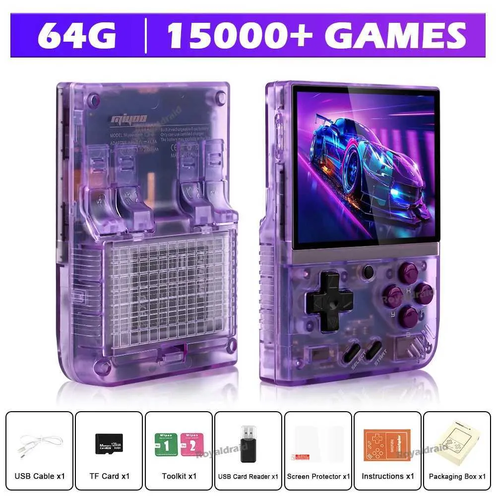 Mini Plus Handheld Game Console 3.5-inch 640*480 IPS Screen 3000mAh M...