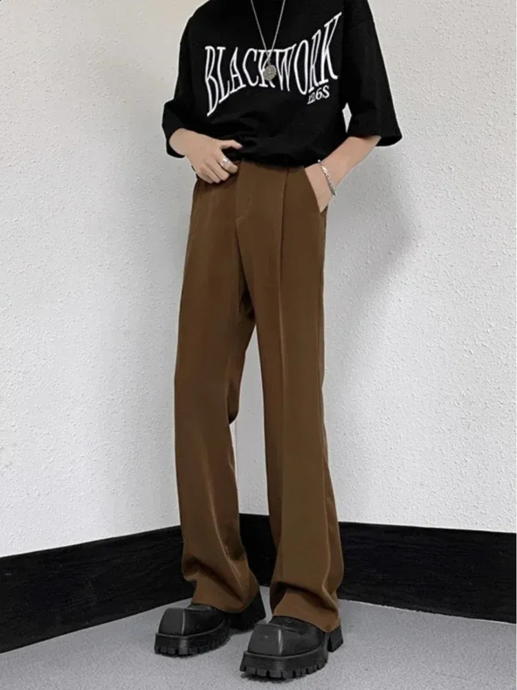 mens flared dress trousers V-neck Long Sleeve Split Maxi Dress XH1221