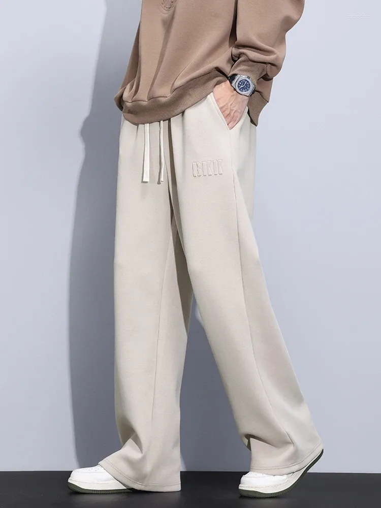 Men s Pants Big Size Sweatpants 8XL 7XL 6XL Sportswear String Banding Wide Leg Baggy Male Cotton Casual Straight Track Trousers
