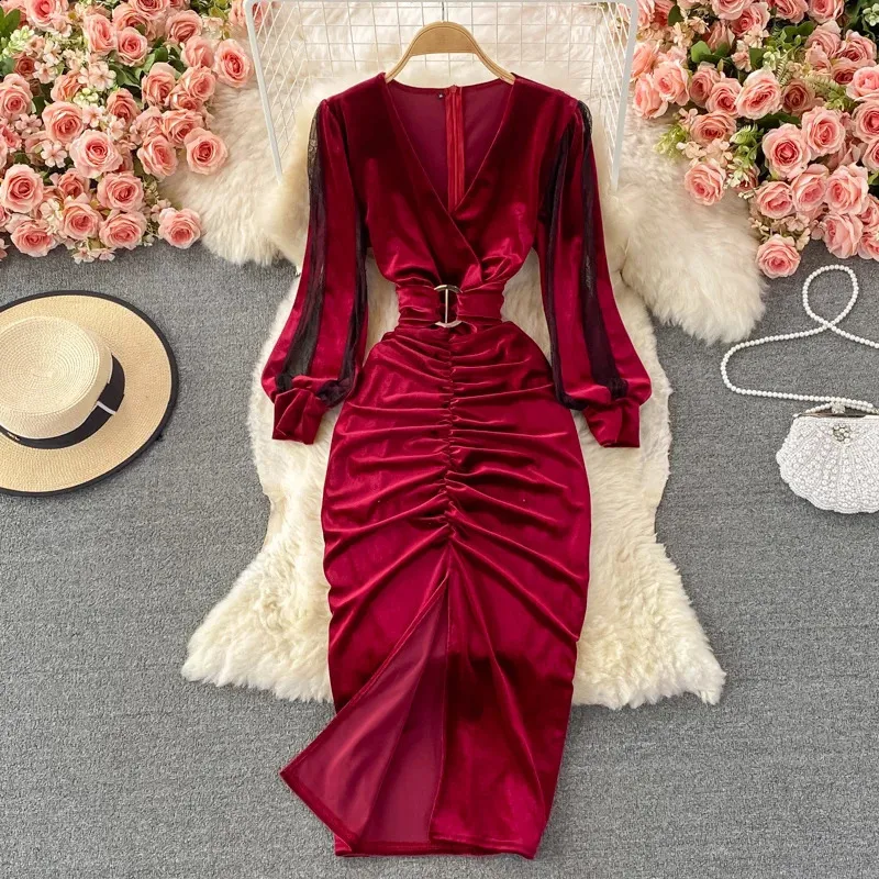 little black dress with black tights Red & Black Velvet Dress: S-M & XL-3X FINAL SALE! Cannot Be Returned! –  Rene's Creations Boutique main image 1