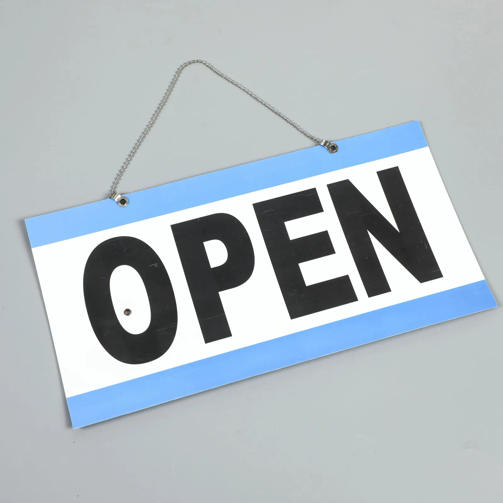 Business Hours Sign Plastic Rectangle Open Closed Office Door Hanging ...