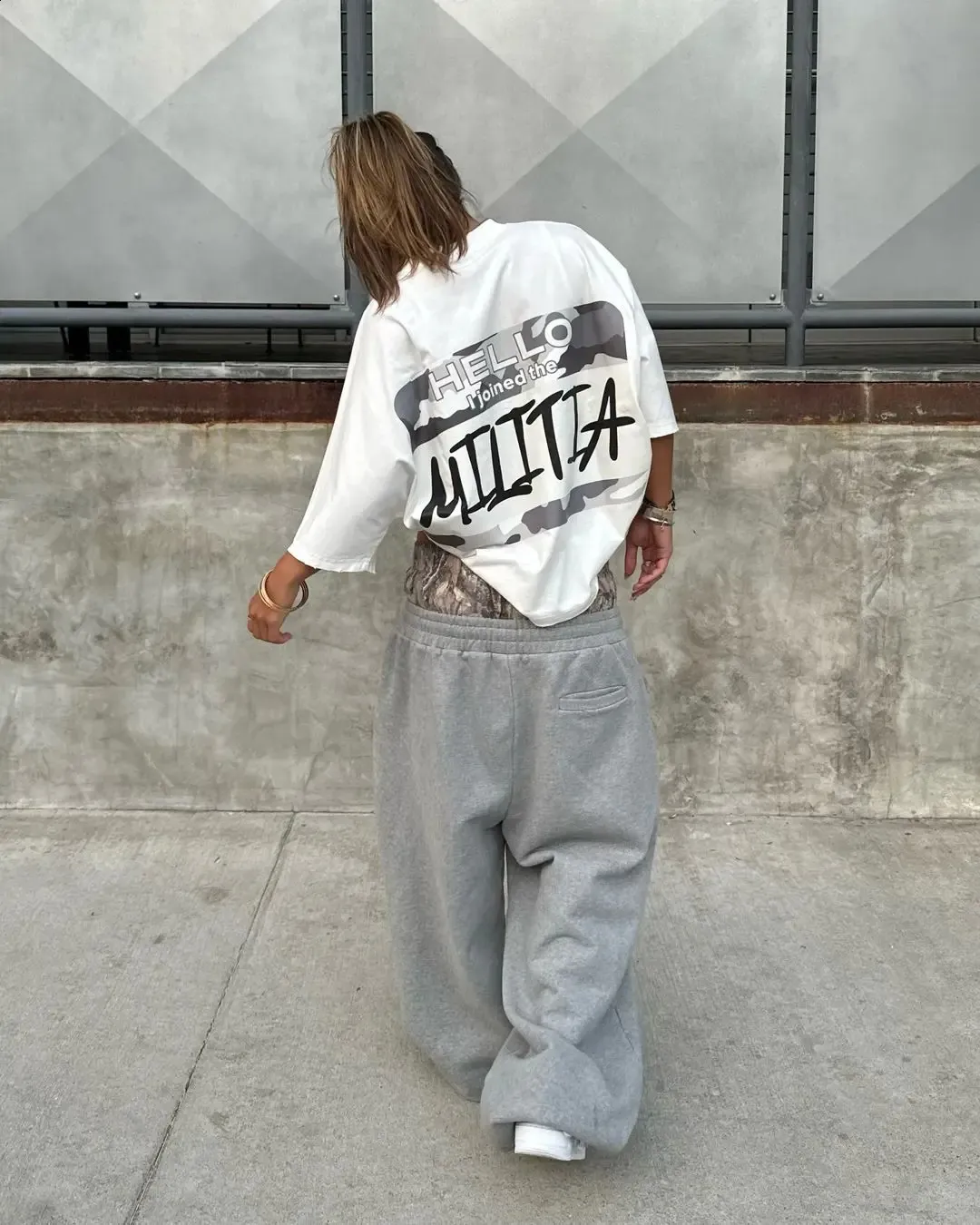 Y2K Double Waist casual pants for women for Women - American