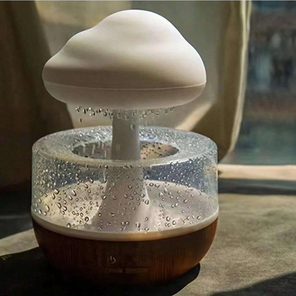 Rain Cloud Humidifier - Mushroom Night Light, Aromatherapy Diffuser ...