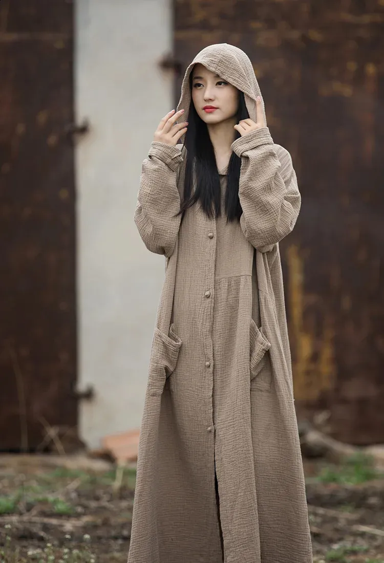 ジャケット・アウター Big Hoody Coat Womens Spring Trench Coat Lightweight Hoodie Jacket: Long Sleeve