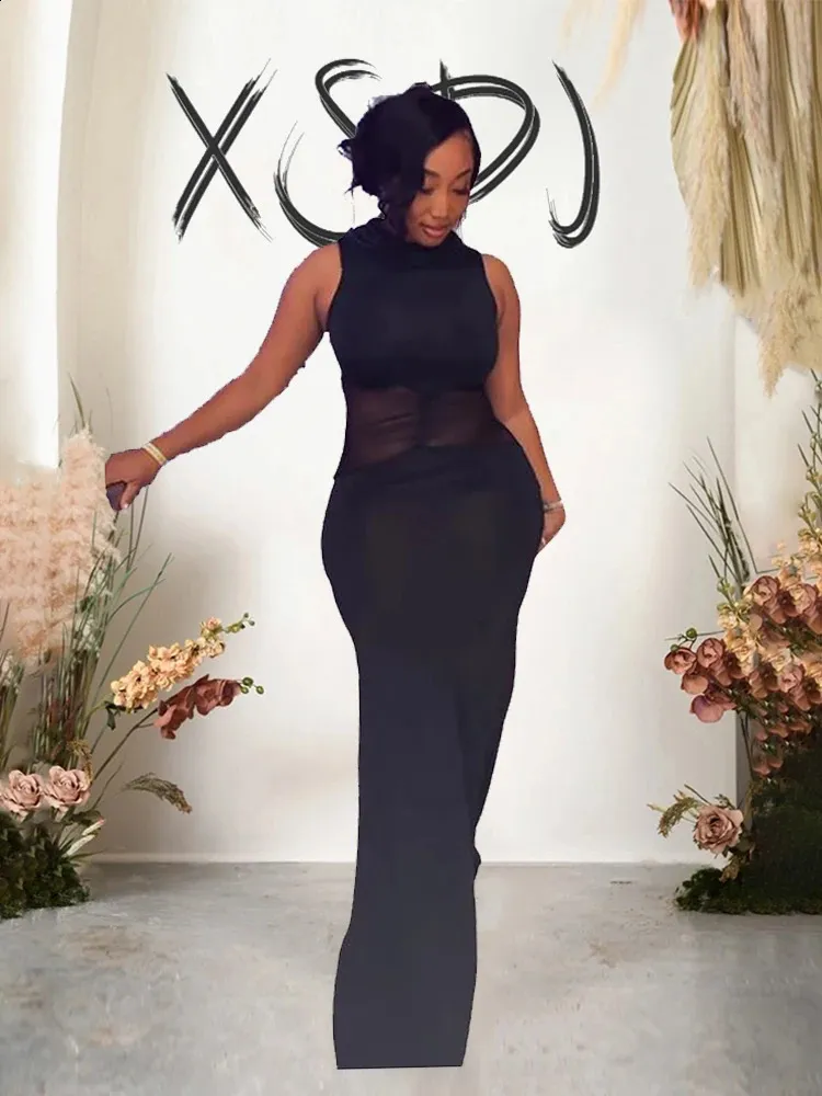 Black Dress with Draped Collar - Elegant and Sexy for Evening Parties - Wholesale Drop 240814