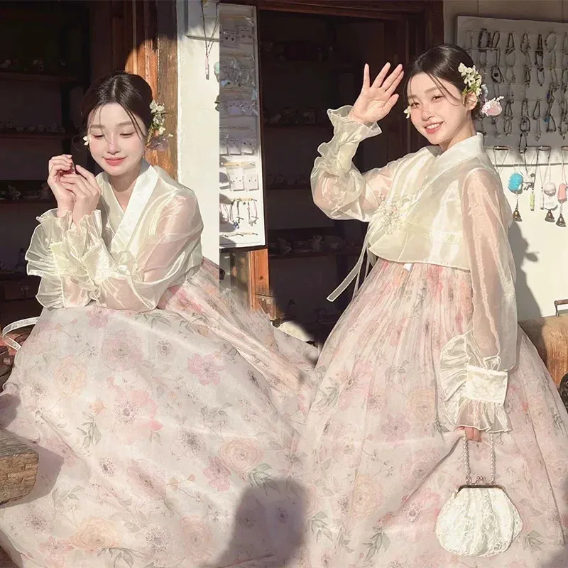 Korean Traditional Wedding Party Dress for Women Modernized Court Costume  Polyester from Dhgate Ethnic Clothing - price 87.24