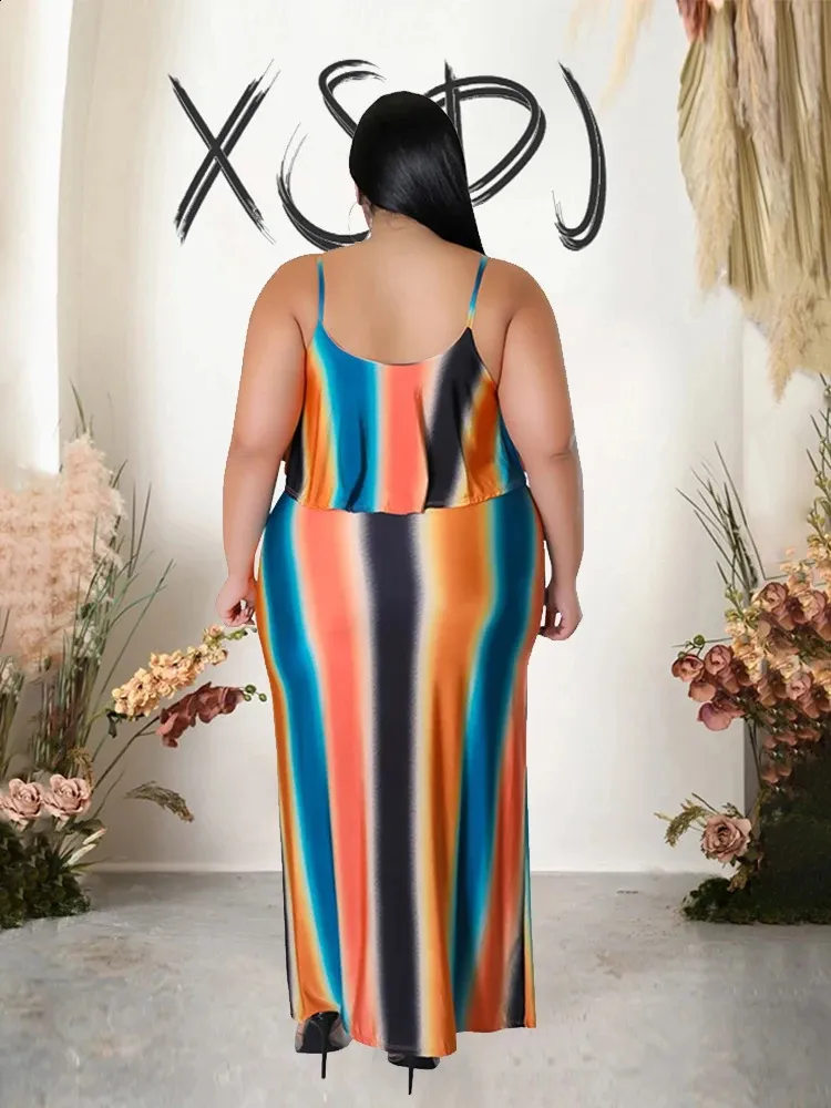 Plus Size Spaghetti Strap Floral Print Summer Maxi Dress for Women from  Dhgate Plus size Dresses - price 68.5