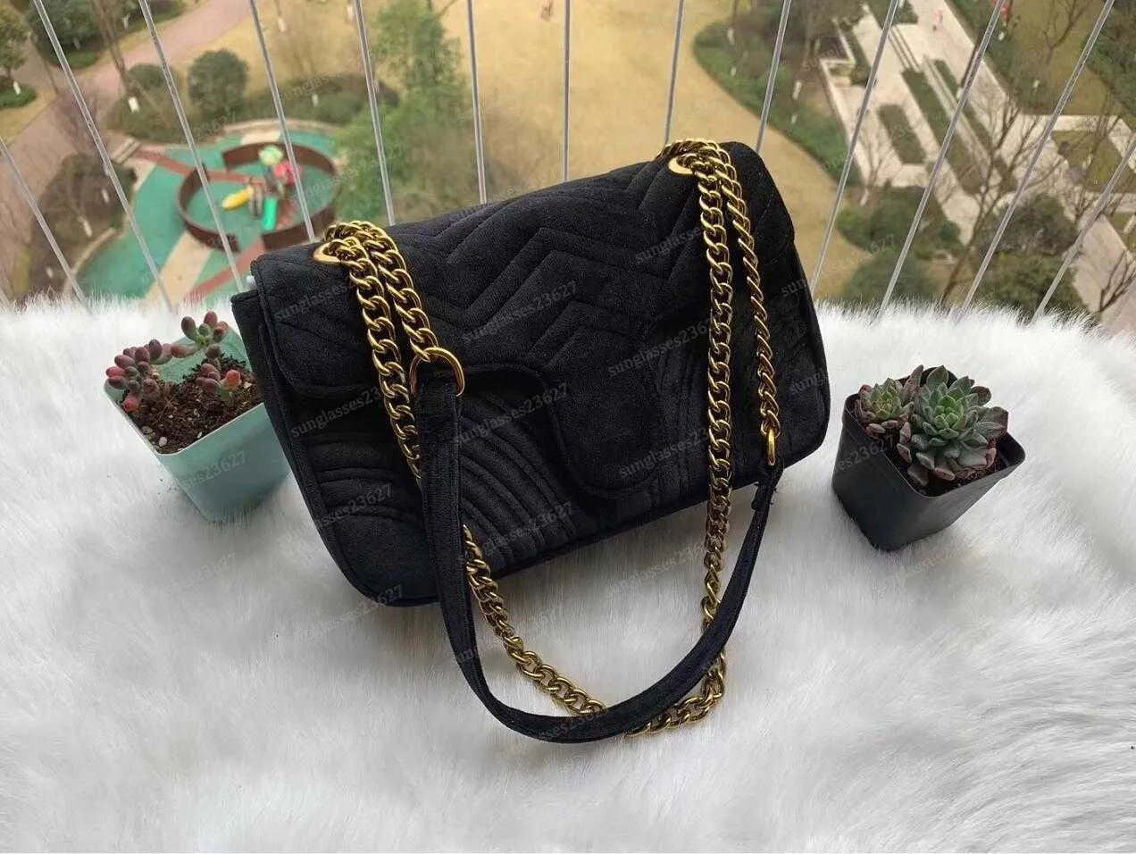Velvet designer handbags sale