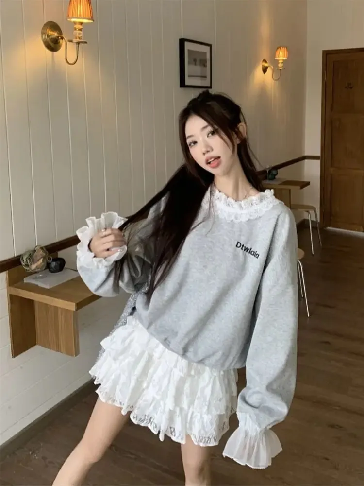 Korean Tops: Womens Fashion Sweatshirt, Kpop Style Hoodies