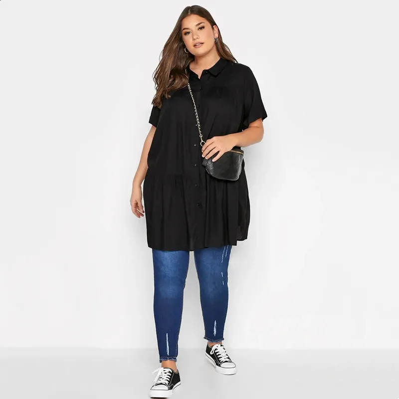 women's plus size smock tops