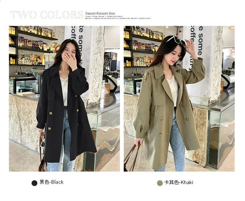 ジャケット・アウター OVER SHORT TRENCH COAT 2 41bl0TQISuL._SY350_QL65_.jpg