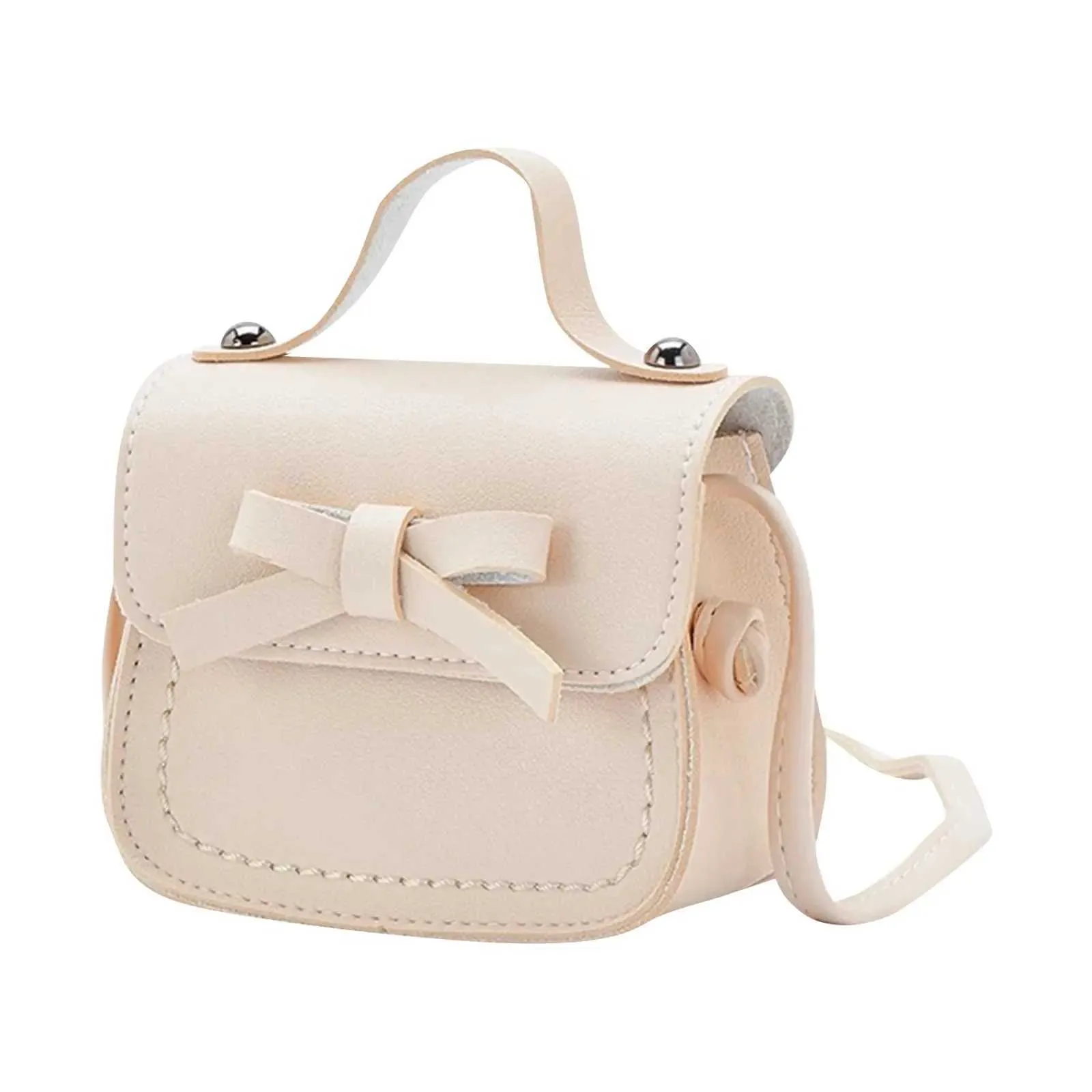 Cute Bow Mini Messenger Bag - Small Purse Wallet for Little 