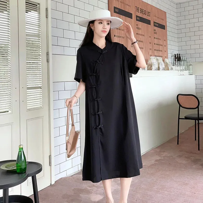 chinese retro style 5xl dress Plus Size Qipao Dress: A Guide to Retro Summer Styles