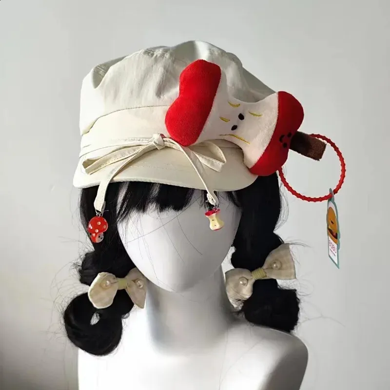 Japanese Kawaii Apple Decoration Beret Hat For Women... From  display picture 3