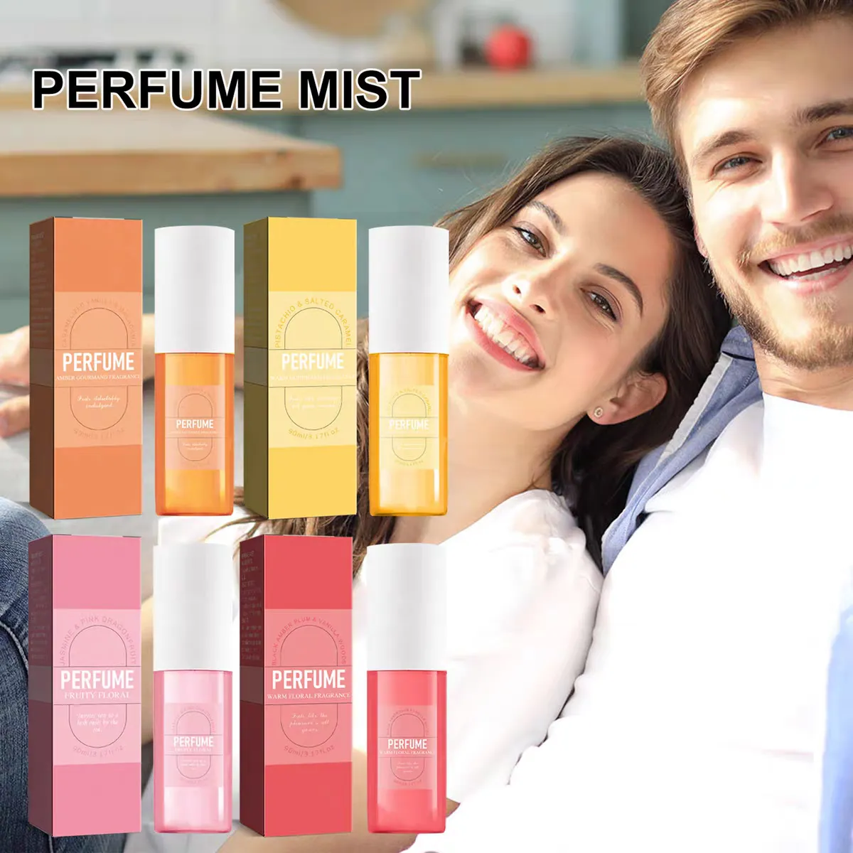 Fruity Fragrance Mist: Long-Lasting Scent for Men Women