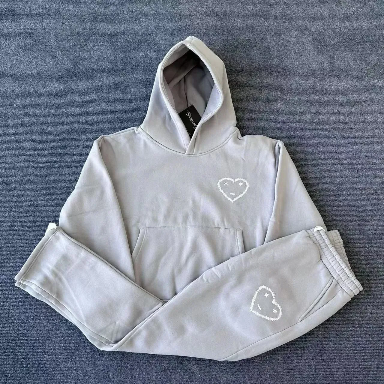 Ensemble Survêtement Fille 2-13 Ans - Sweat à Capuche Chat + Pantalon - Tenue Décontractée Sport Hiver - 2 Pièces - 3