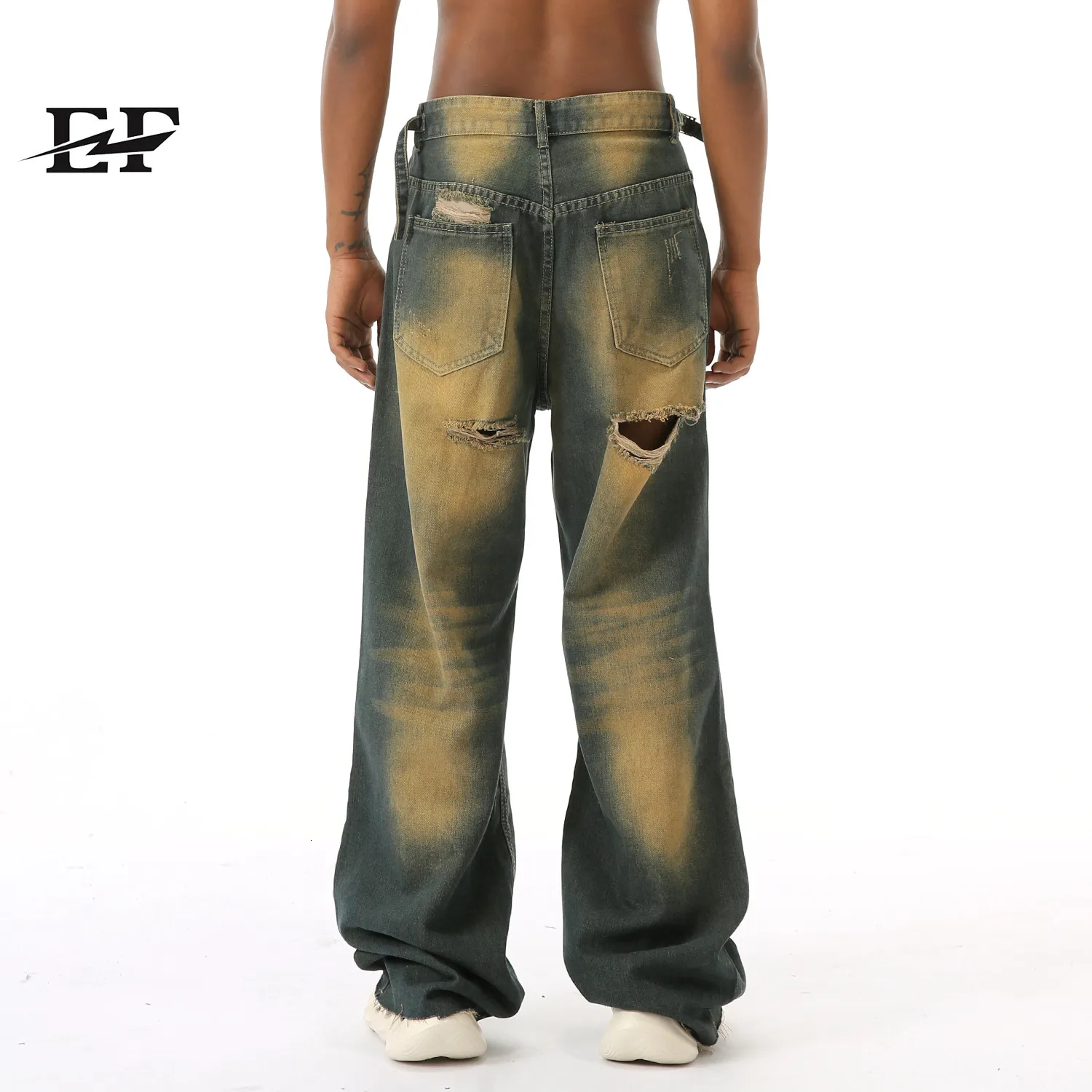 アウトレット格安 CONP 24SS Ripped Detail Jeans ジーンズ デニム 