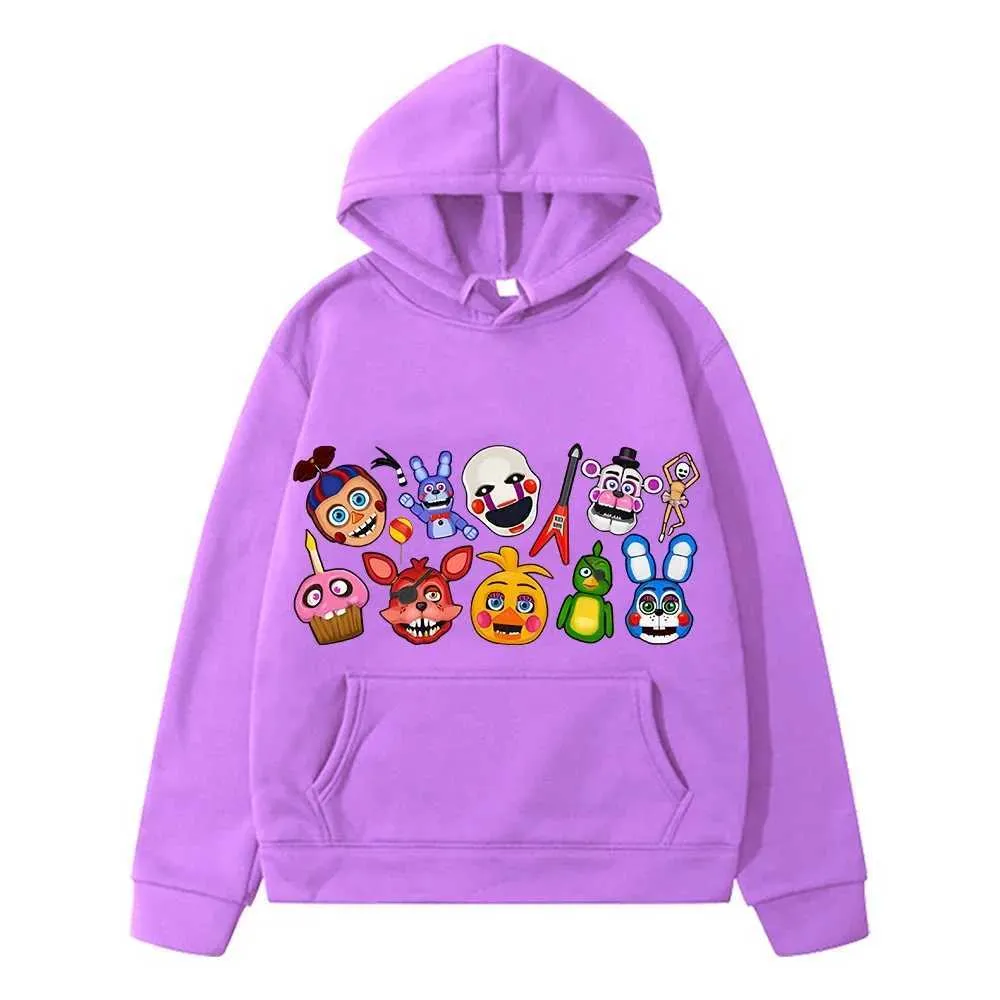Économisez gros sur les achats en gros de Sweat À Capuche FNAF Sweat Shirt  À Capuche Anime: Veste De Pull En Molleton En Mollet Design Mignon Sur Le 