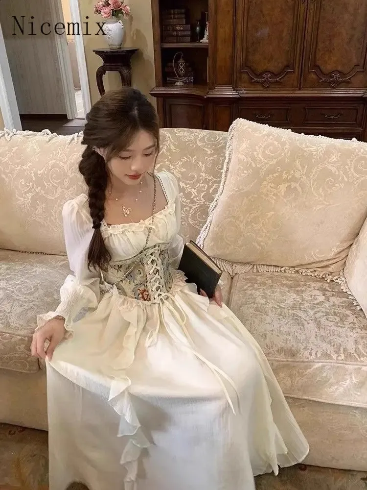 slim fit dress slacks Must Be Love Lace Maxi Dress White