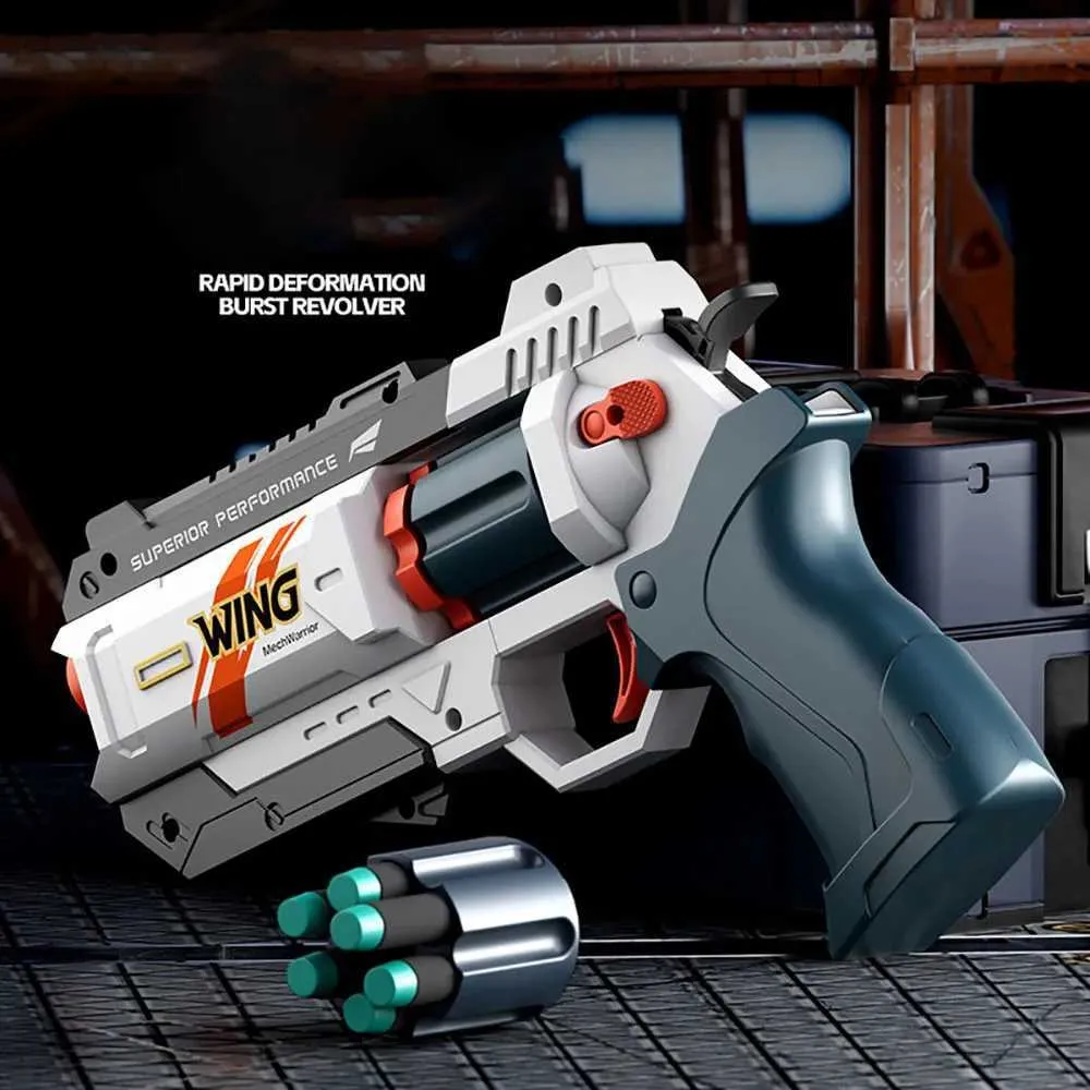 Kids Soft Bullet Toy Gun - EVA Foam Dart Blaster Pistol, Rapid ...