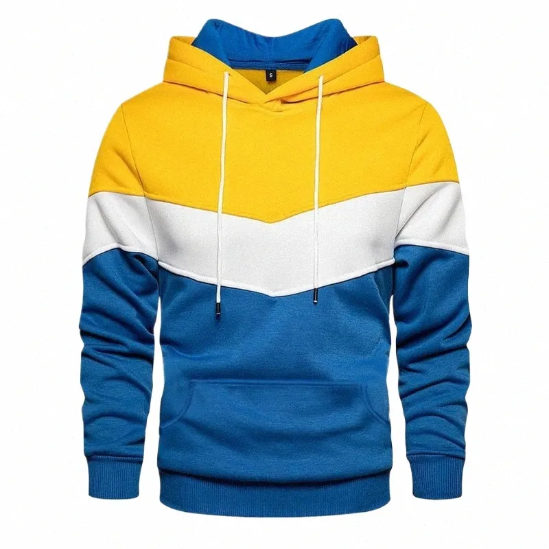 Harajuku Hip Hop Yellow Hoodie Men For Men Oversized Yellow