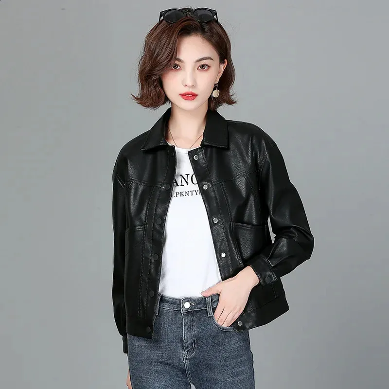 Womens Genuine Leather Bomber Jacket Real Sheepskin Asymmetric