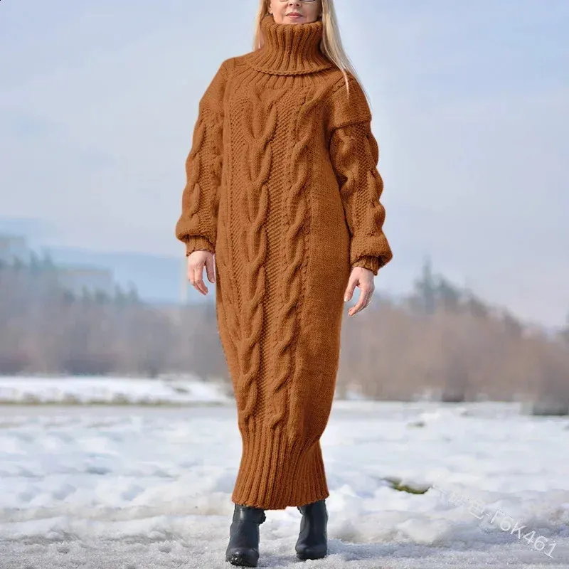 chinese dress ladies Beau Cream Turtleneck Sweater Mini Dress