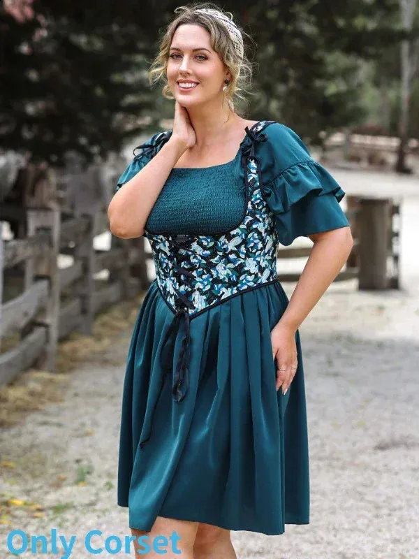 Plus Size Gothic Lace Corset Tank Top 2XL 7XL Waist... From Domainstore,  $19 | DHgate.Com
