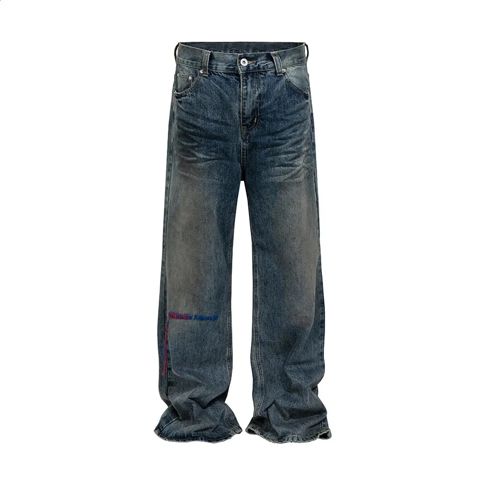 London Sandblast Jean Jaded London Bleu Raw Denim Baggy Jeans 