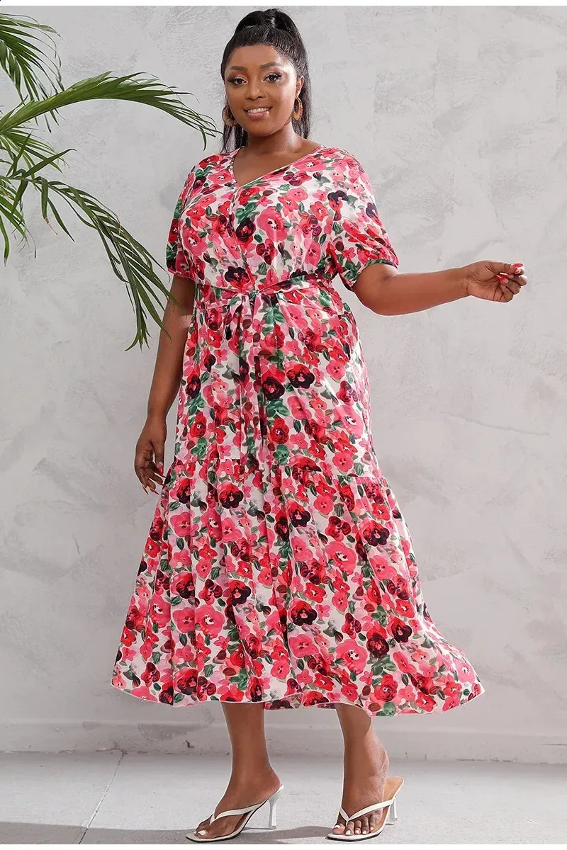 knee length dresses for ladies Buy Plus Size Dress For Women – Leeropa main image 0