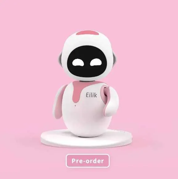 あお Eilik インタラクティブロボット 青 ピンク Amazon | Eilik Pink - タッチインタラクティブトイ、感情豊かな